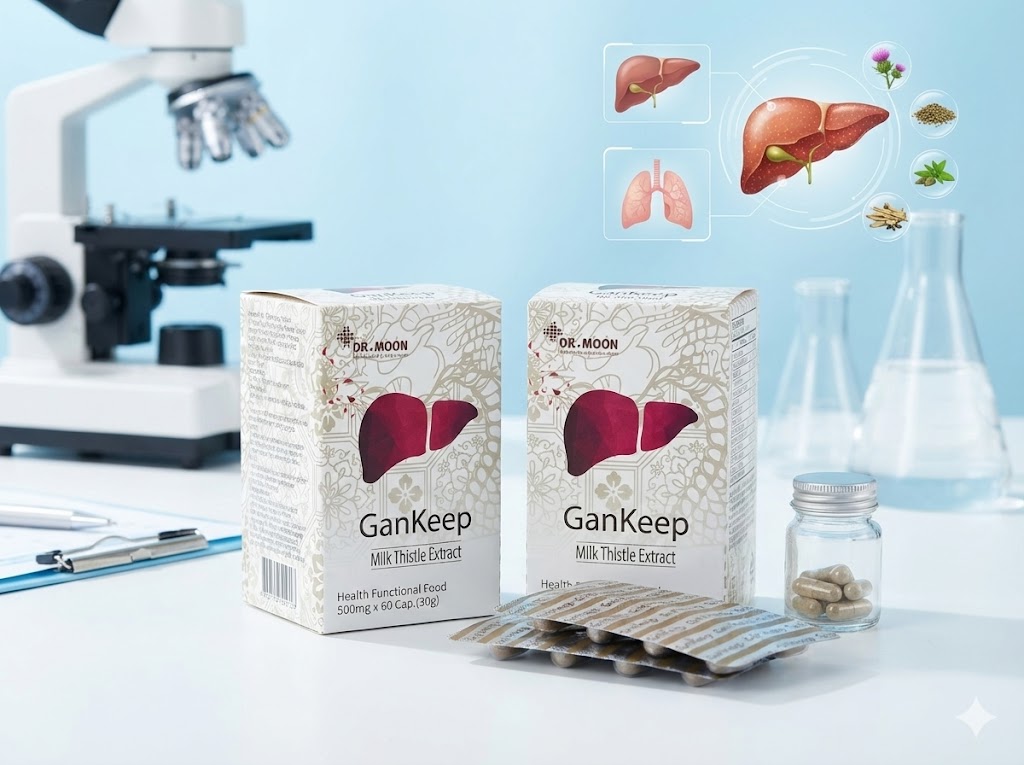 Hộp GanKeep viên uống giải độc gan, tăng cường chức năng gan nhập khẩu từ Hàn Quốc