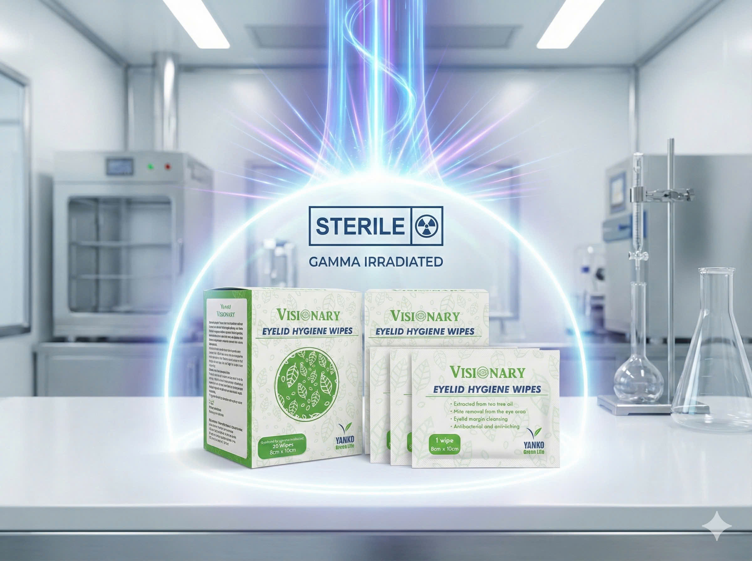 Gạc vệ sinh mí mắt vô trùng